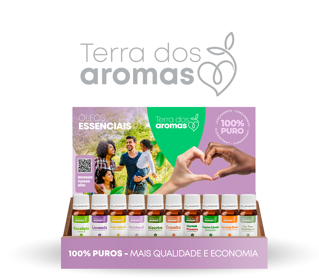 Óleos Essenciais Puros Linha Econômica 7 ml