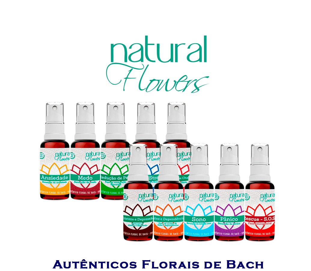 Florais de Bach Natural Flowers Adulto 30 ml 