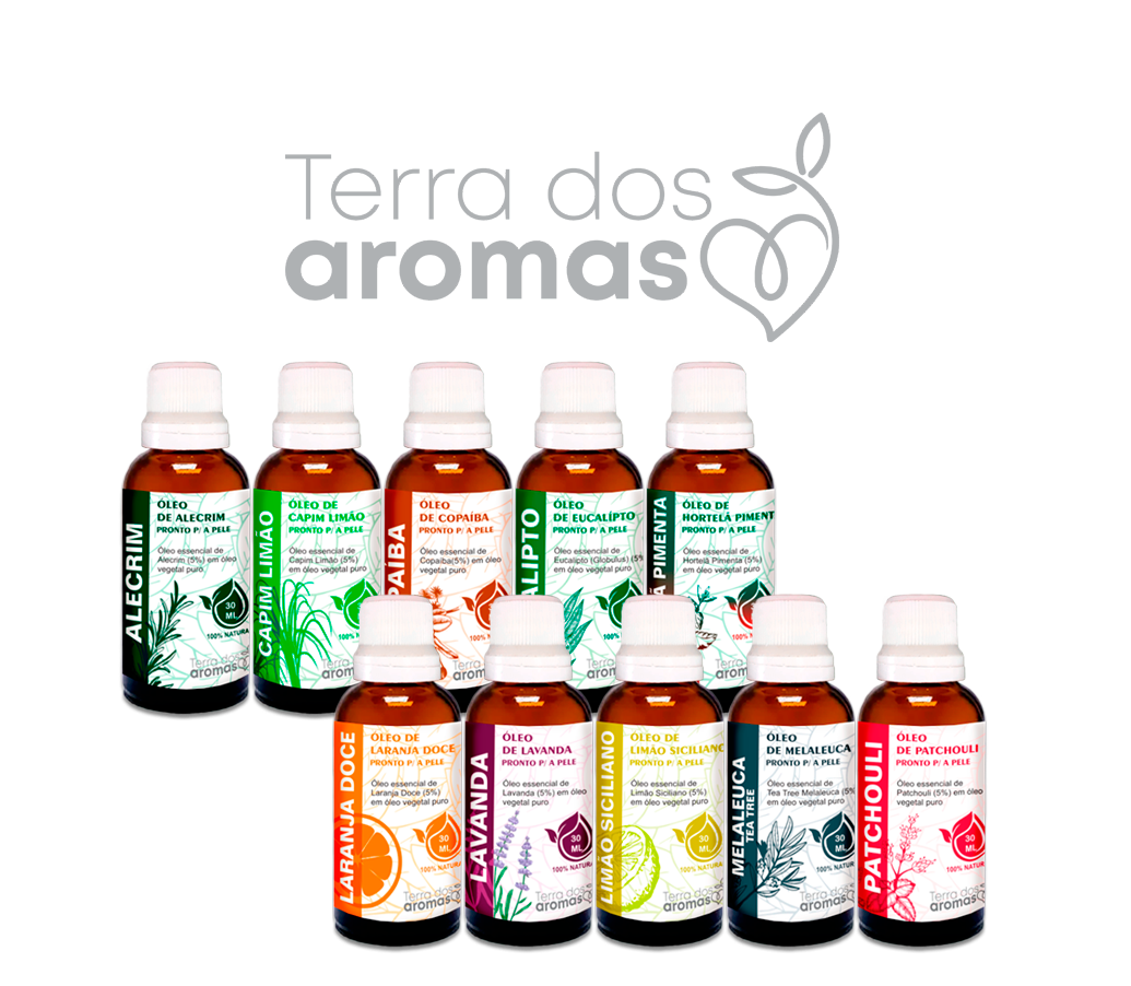 Óleos Prontos para Uso na Pele 30 ml