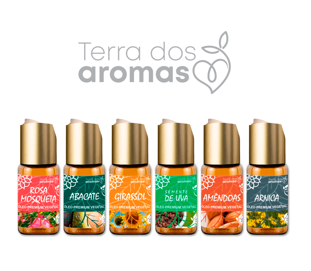 Óleos Vegetais Puros Linha Premium 40 ml